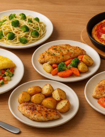 Receitas fáceis para o jantar da semana